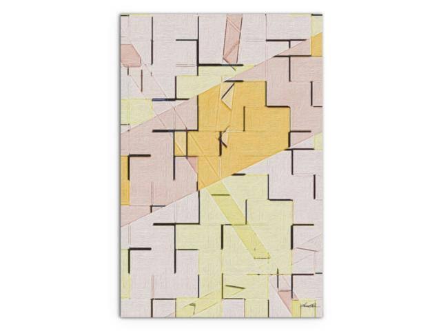 Pastel Wall Stretched Canvas H60018