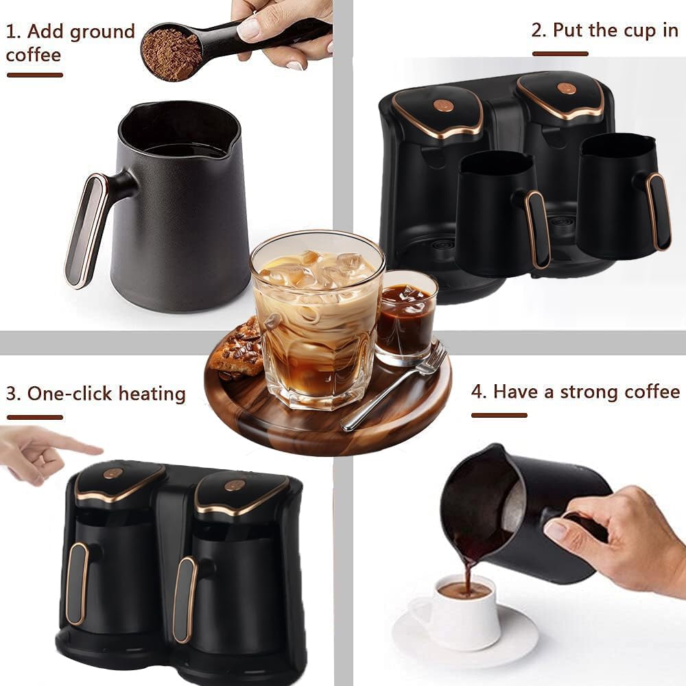 Turkish Coffee Maker 500ml Electric Coffee Machine U17215