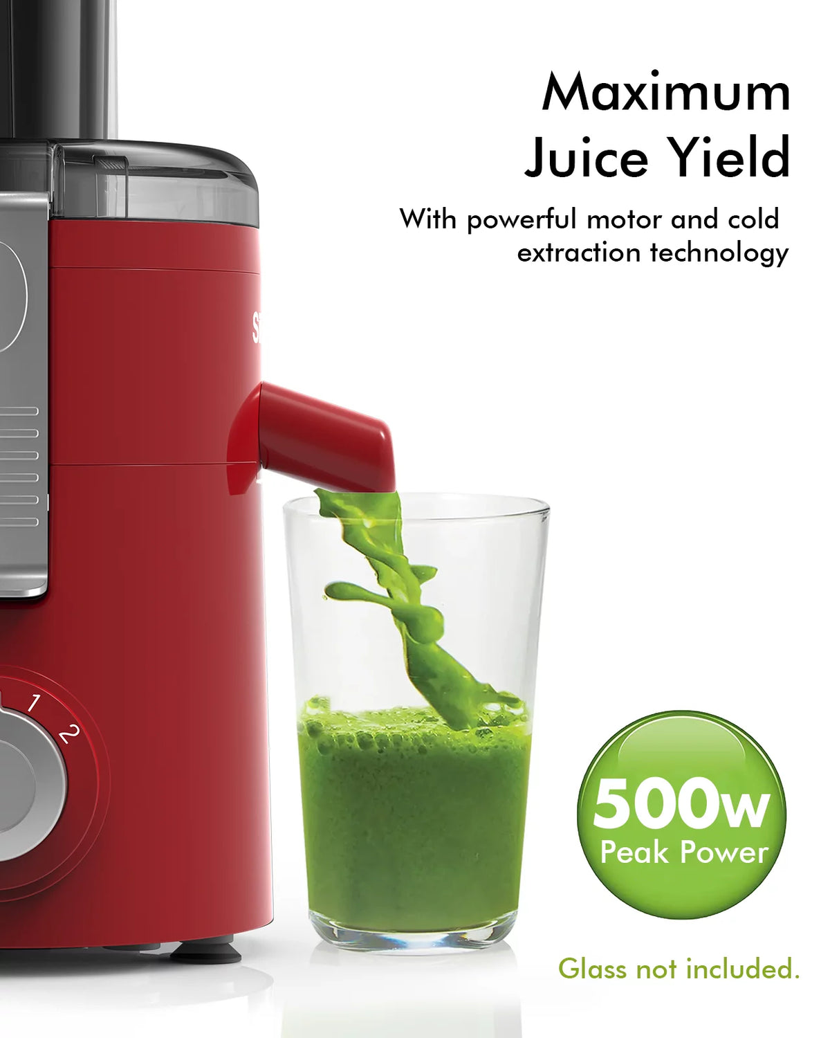 Red 3 Speed Juicer Machine G618045