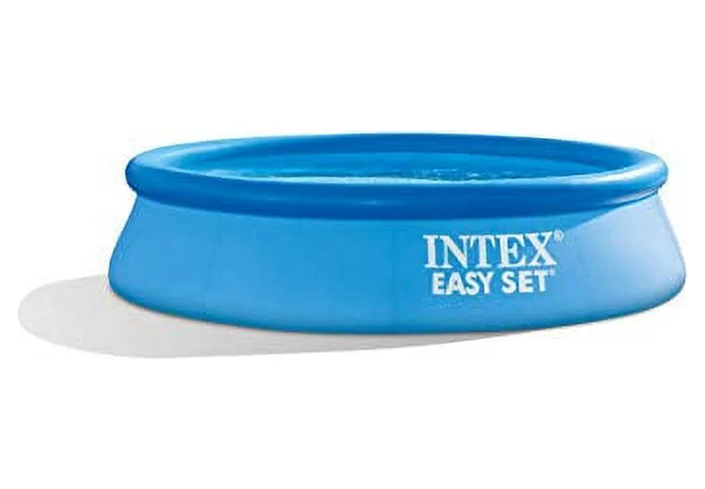 8 Foot Round Above Ground Swimming Pool with Filter Pump X7990