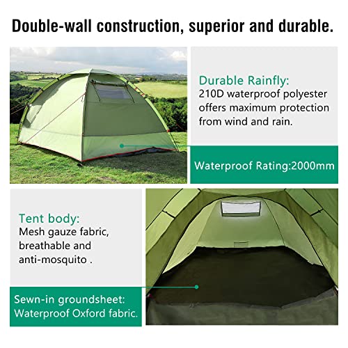 Waterproof Dome Tent 3 Person O42986
