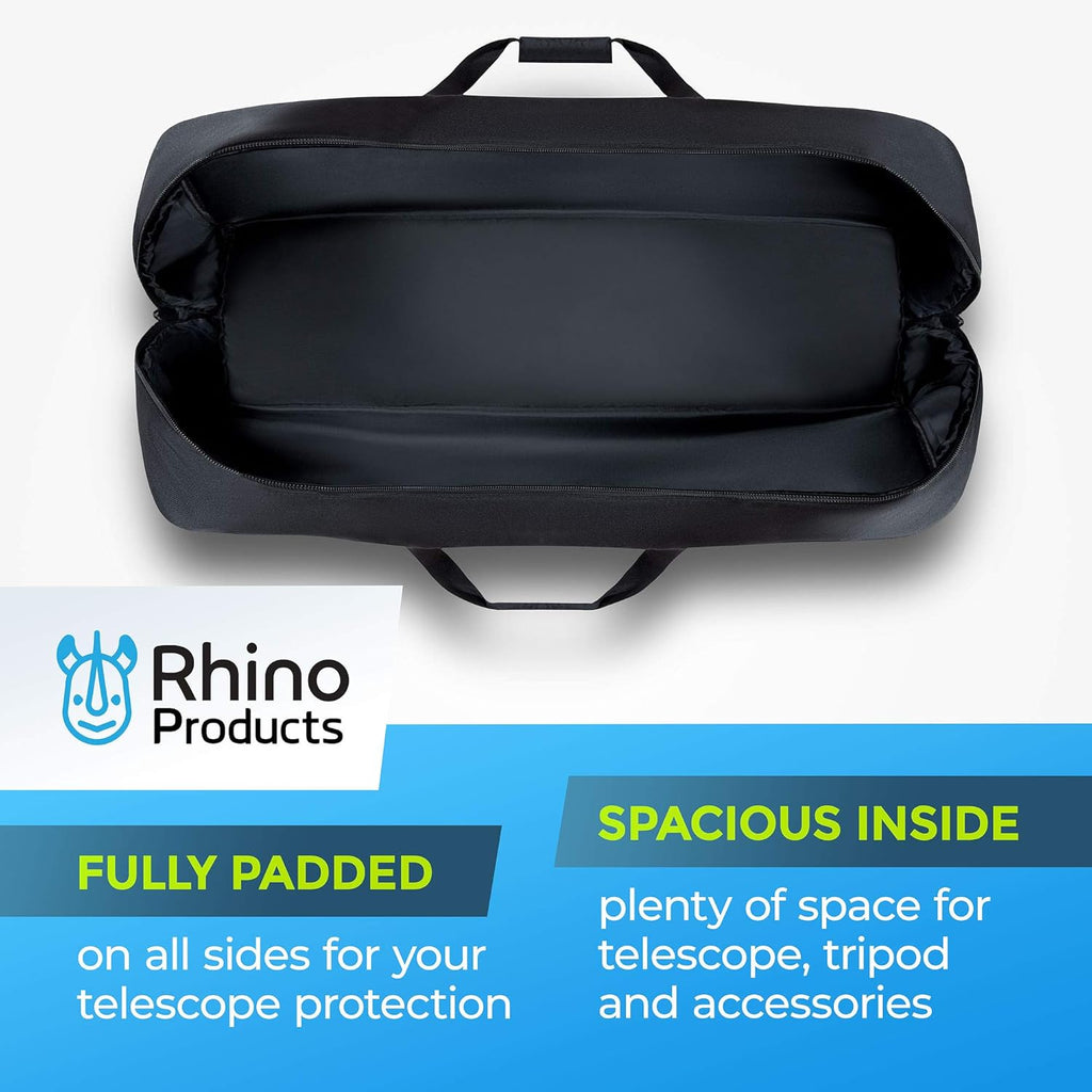 Shock-Absorbent Telescope Carrying Case with Adjustable Shoulder Strap E43019