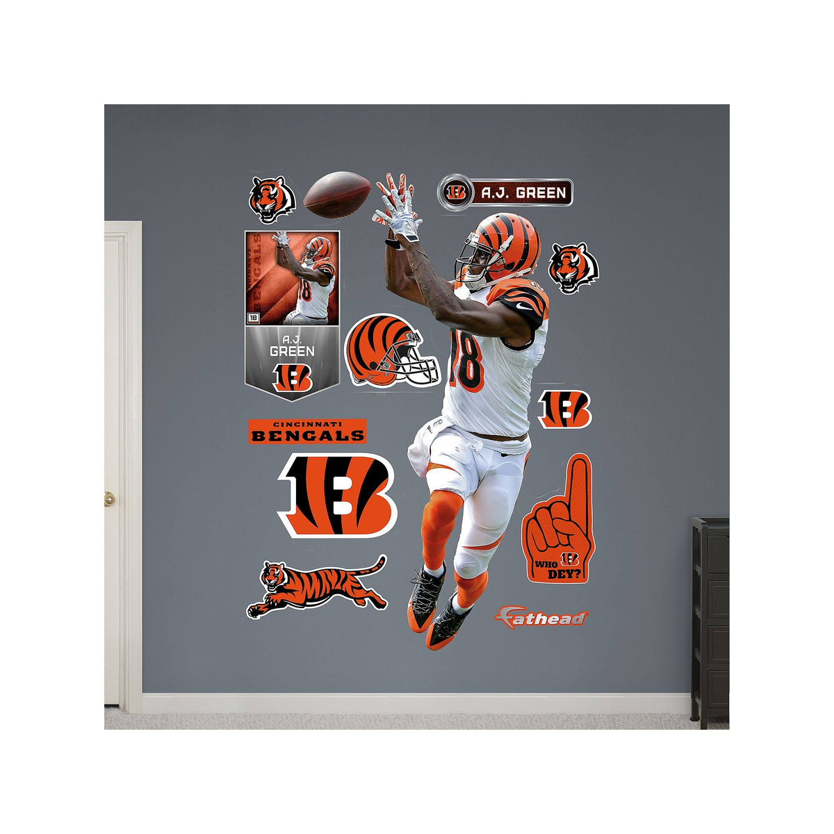 Wide Receiver Wall Decal C7474