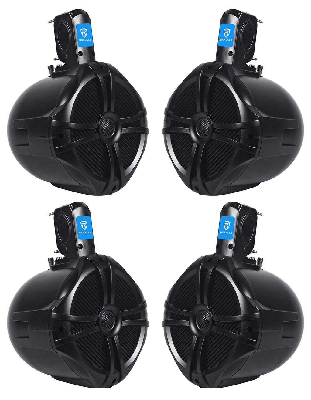8 Black 2 Way Marine Wakeboard Tower Speakers L653