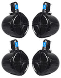 8 Black 2 Way Marine Wakeboard Tower Speakers L653