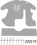 Catalytic Converter Protection Shield Aluminum Anti Theft Shield Car Security Silver A2367