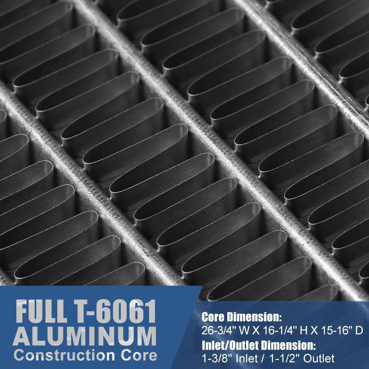 1-Row Cooling Radiator Aluminum Core R6073