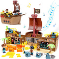 Brown Pirate Boat Toys G45936
