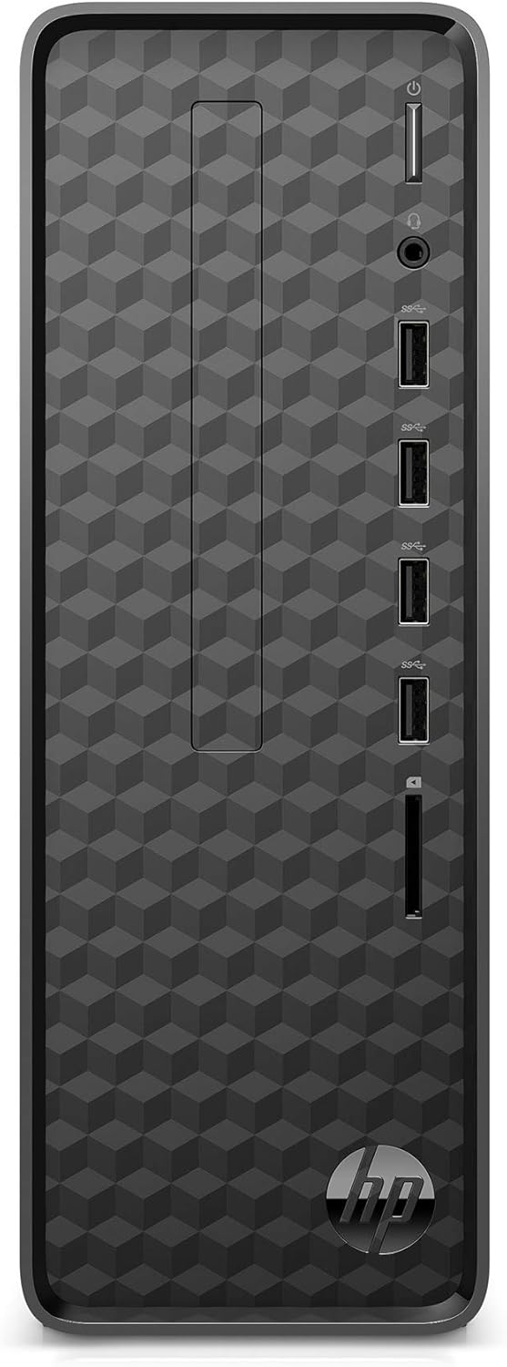HP Slim Desktop, AMD Athlon Silver 3050U, 4GB RAM, 256 GB SSD, Windows 10 Home, Black Q997336