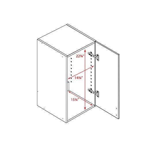 White Stackable Wall Cabinet Z455908