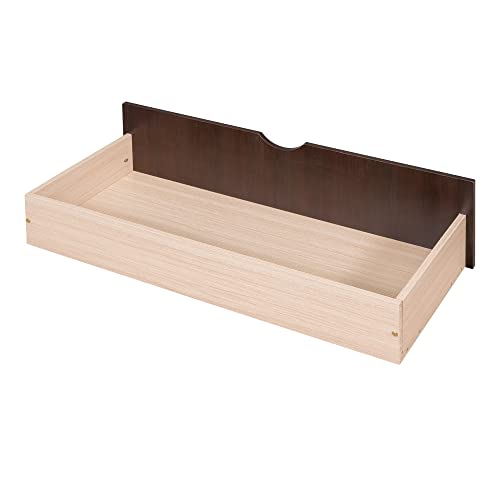 Full Over Full Wood Bunk Bed with Twin Trundle and 4 Drawer E2392