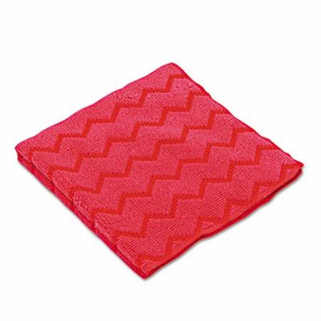 Red Microfiber Cleaning Cloths 12 Carton V59999