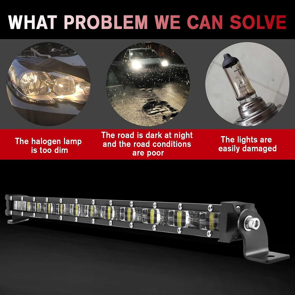 20 inch 90W Single Row LED Light Bar Y2137