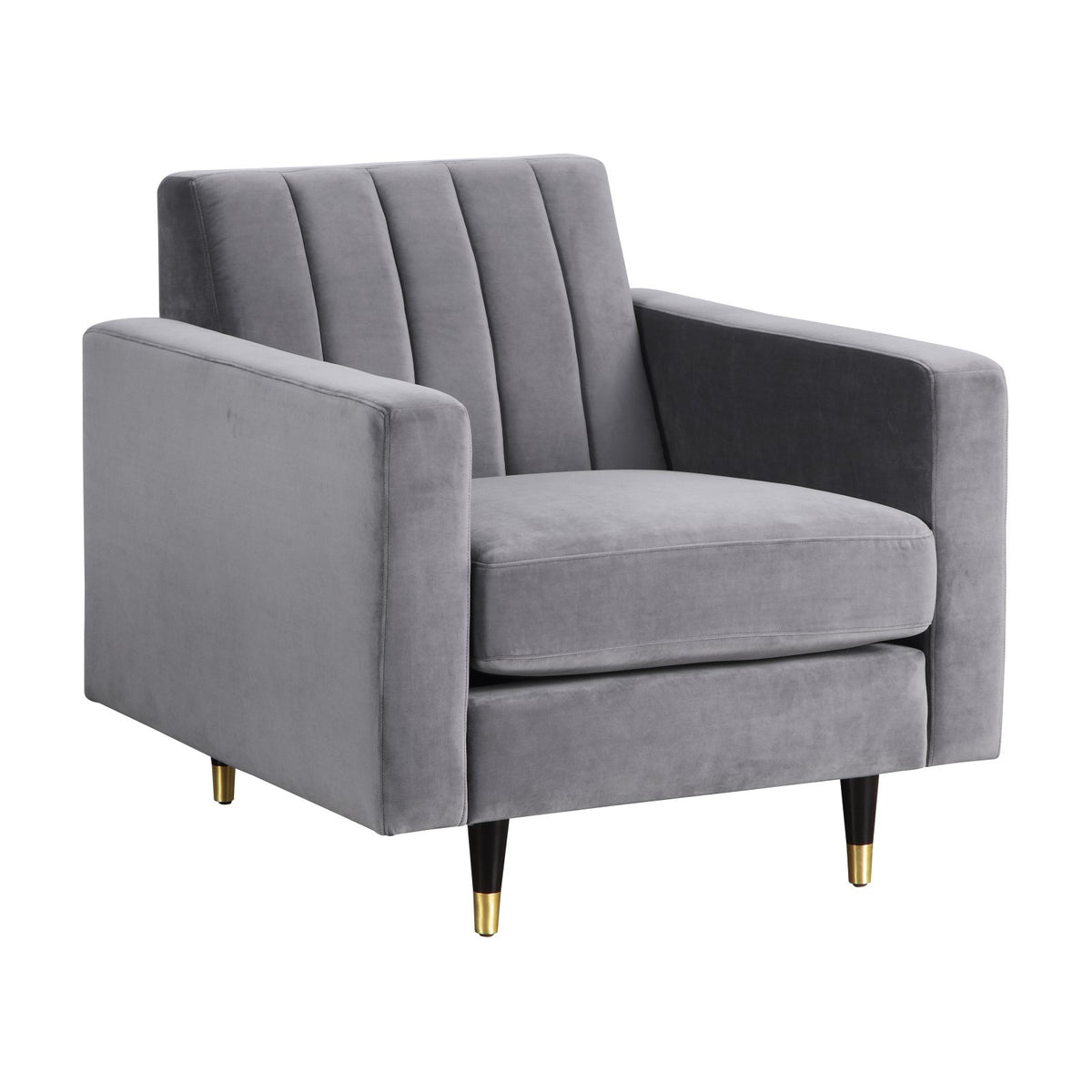 Olive Velvet Accent Chair D819