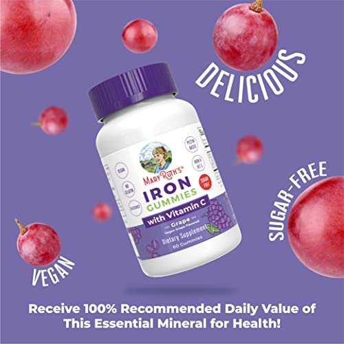 Sugar Free Iron Gummies with Vitamin C, 60 Count K874514