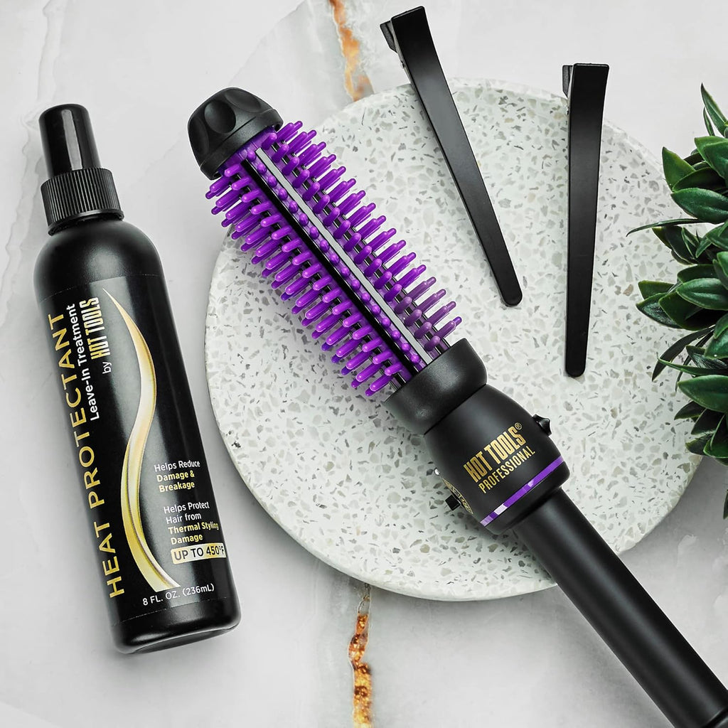 Heated Silicone Bristle Brush Styler U948