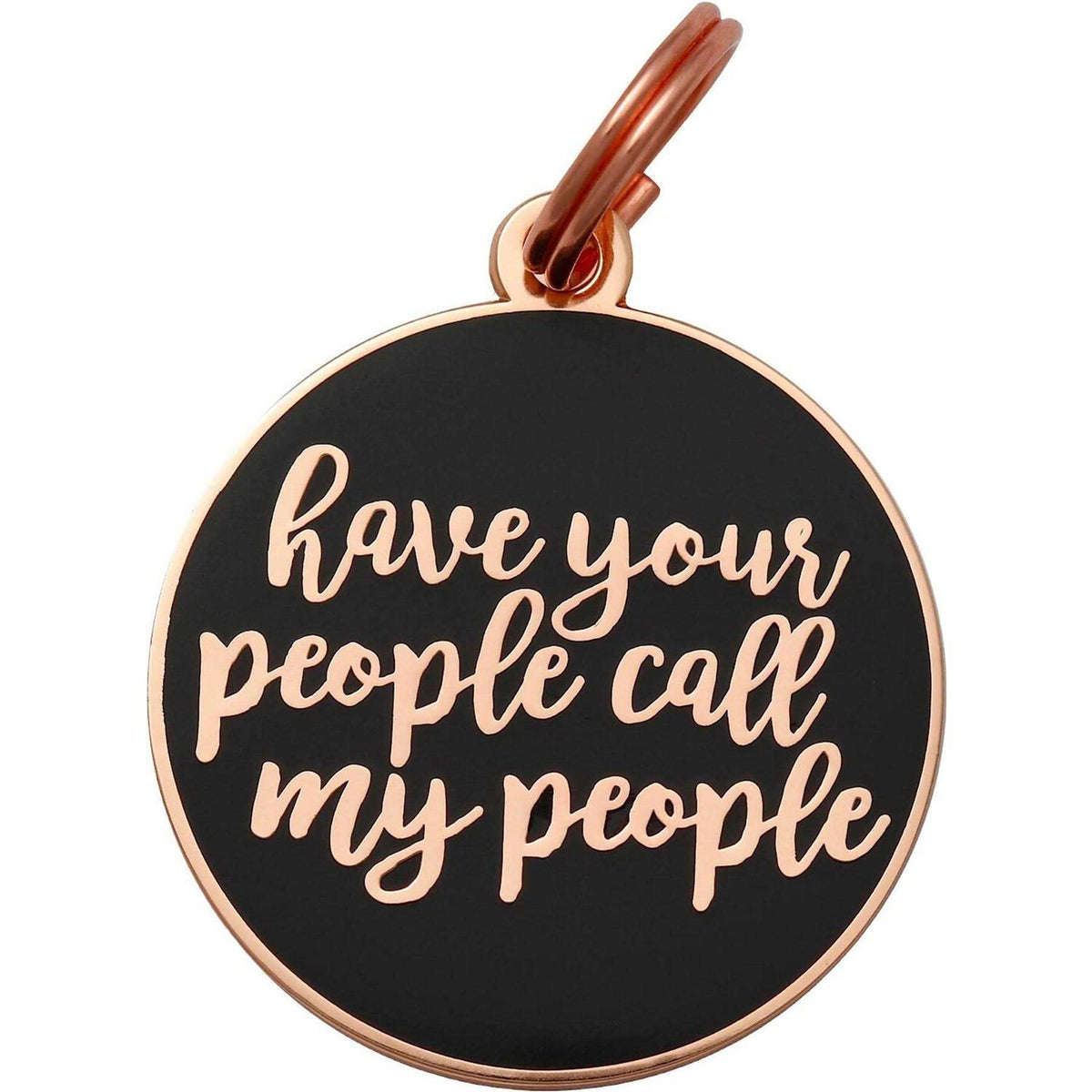 Rose Gold Pet ID Tag O645