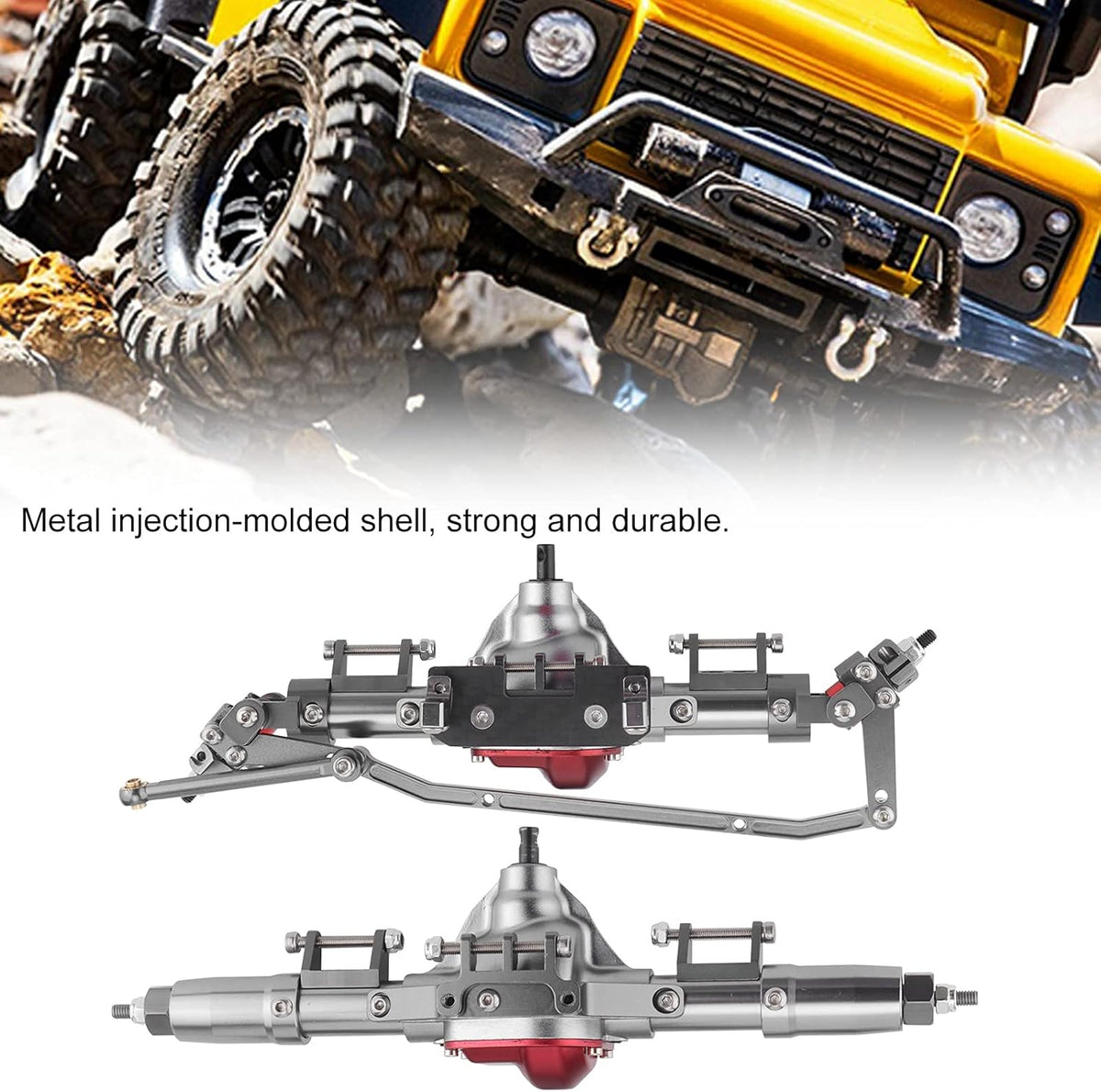 Aluminium Alloy Front and Rear Axle for 1/10 Climbing Car M180888