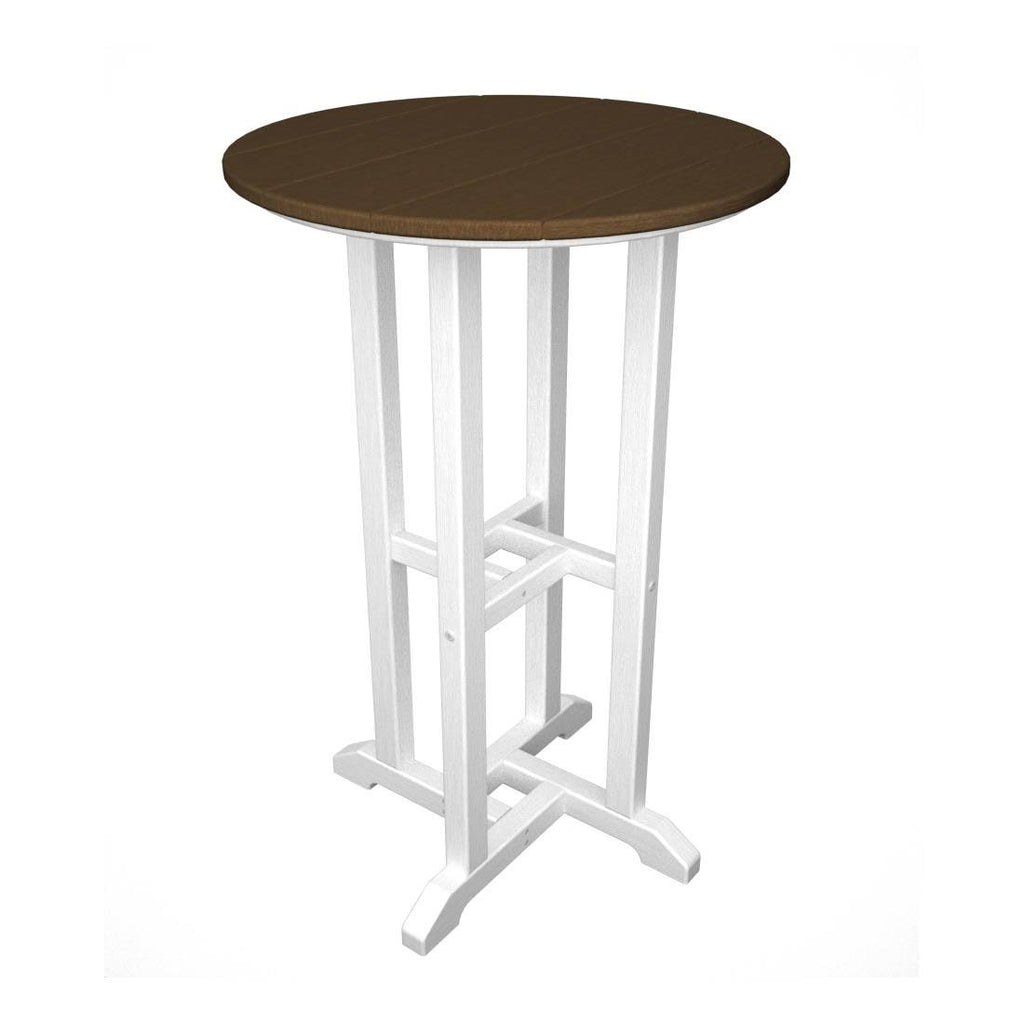White Round Counter Table A614679