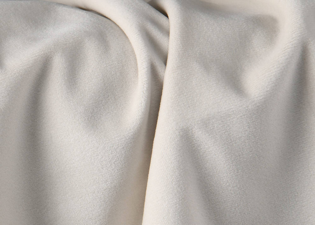 Cream Velvet Full Bed D296