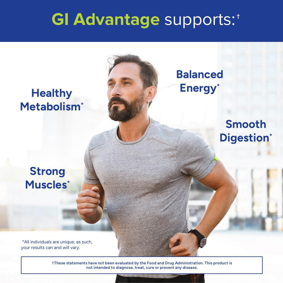 Gut Supplement with Probiotics, Digestive Enzymes, and Superfruit Extracts (30 Servings) U933266