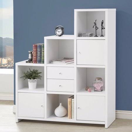Cube Bookcase White J34757