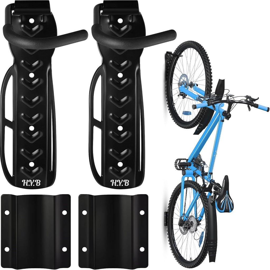 Bike Wall Mount for up to 3” Tire, Pack of 2 B4387