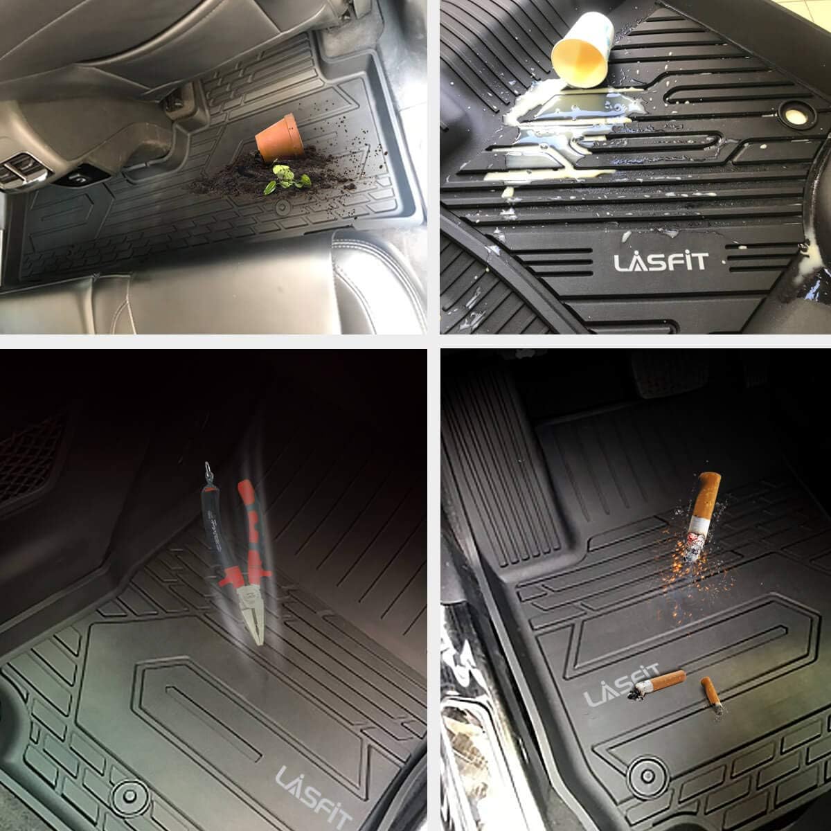 All Weather Floor Mats 1st & 2nd Row Set K387