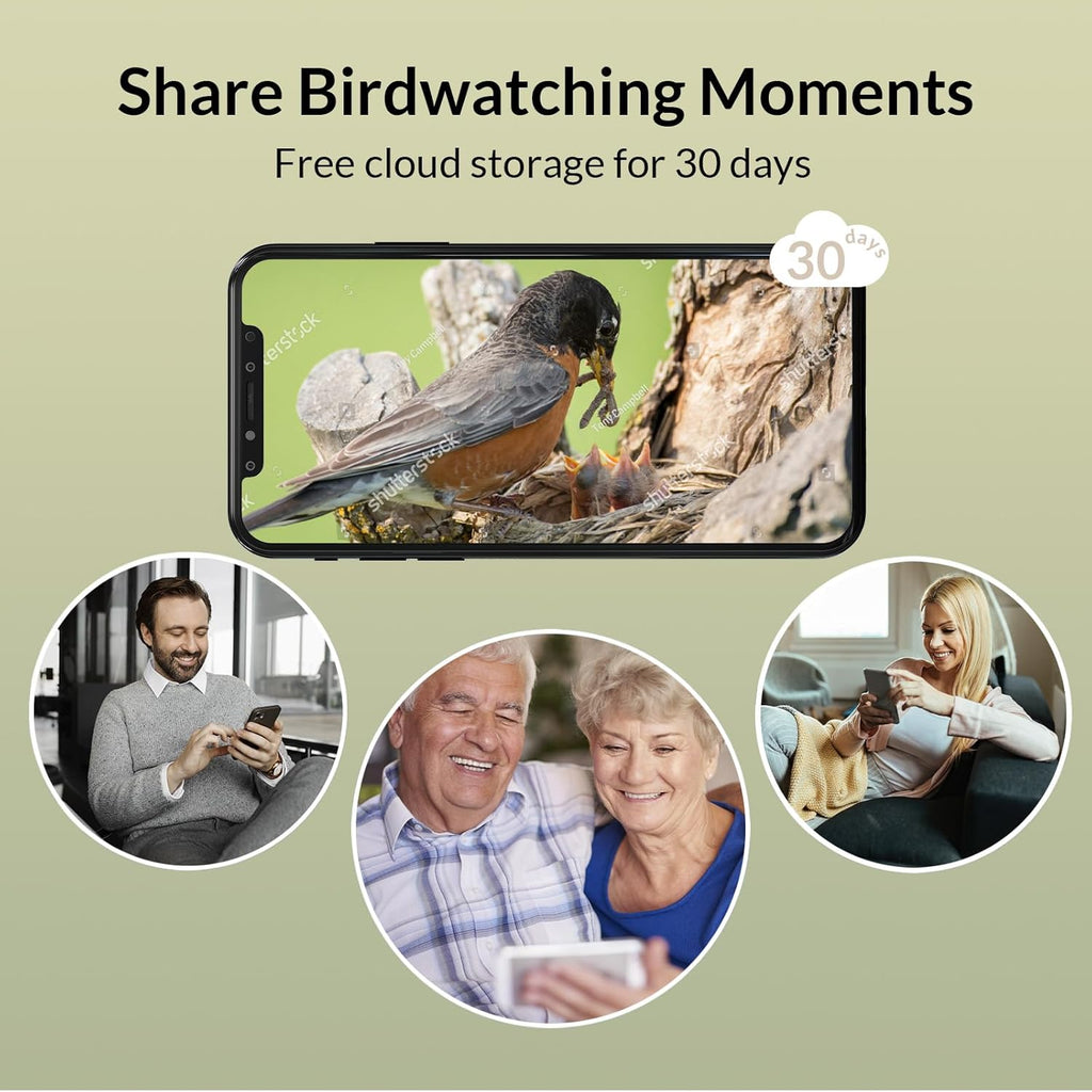 Smart Bird Feeder Camera with Solar Camera Lite T643559