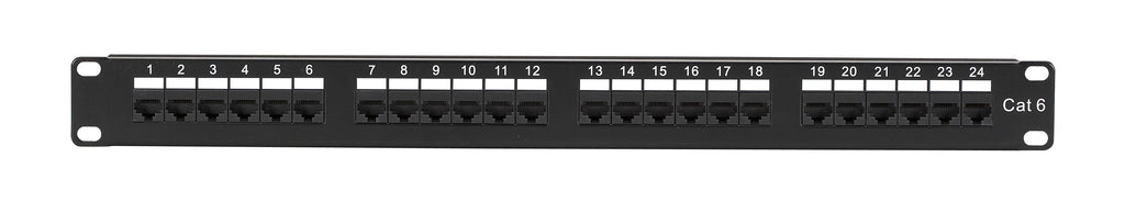 CAT 6 1U 24 Ports Patch Panel E561