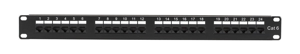 CAT 6 1U 24 Ports Patch Panel E561