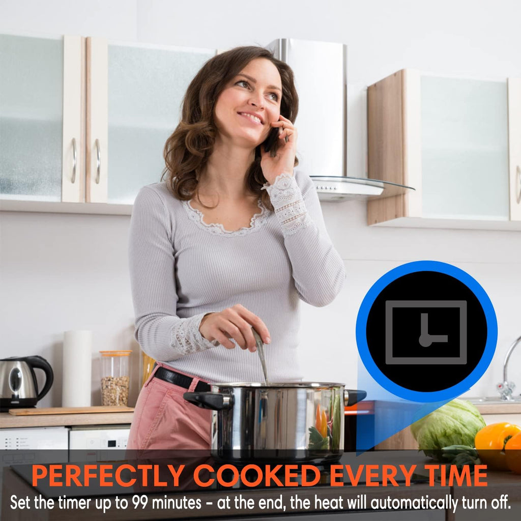 30 Inch 4 Burners Induction Cooktop with Timer W657217