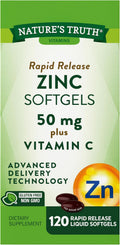Zinc with Vitamin C 50mg 120 Softgels Supplement S2047
