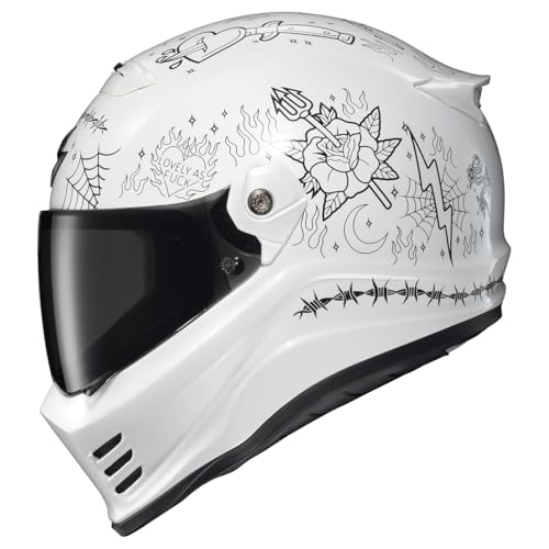 Matte Black Full Face Motorcycle Helmet DOT ECE 22.06 Approved H1078