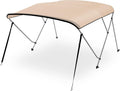 Waterproof 54-60 W 3 Bow Boat Bimini Top Canvas Sun Shade with Storage Boot D118