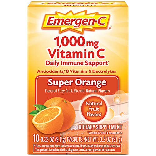 1000mg Vitamin C Powder, Pink Lemonade Flavor - 30 Count (Pack of 12) K1917