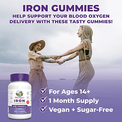 Sugar Free Iron Gummies with Vitamin C, 60 Count K874514