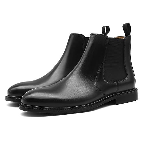 Genuine Leather Chelsea Boots N4776
