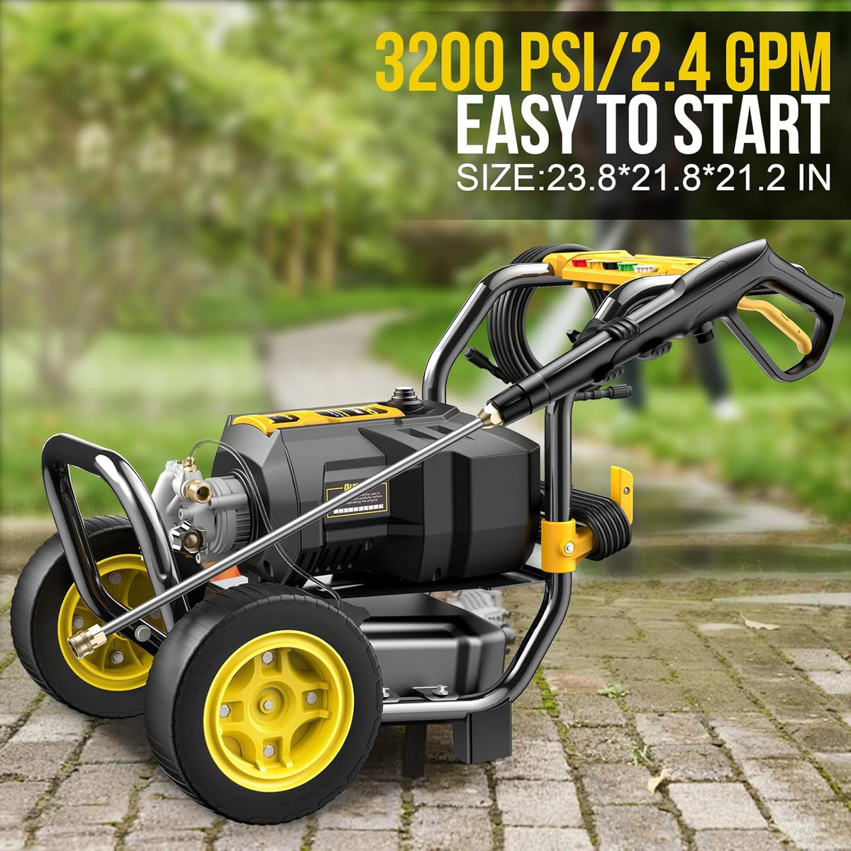 3200 PSI Electric Pressure Washer with 30Ft Pressure Hose H56020
