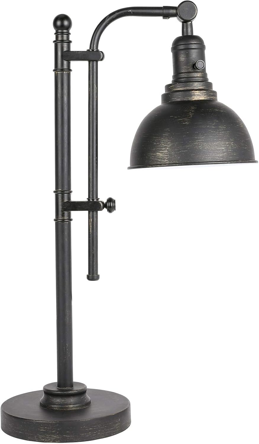 Black Adjustable Metal Desk Lamp T578899