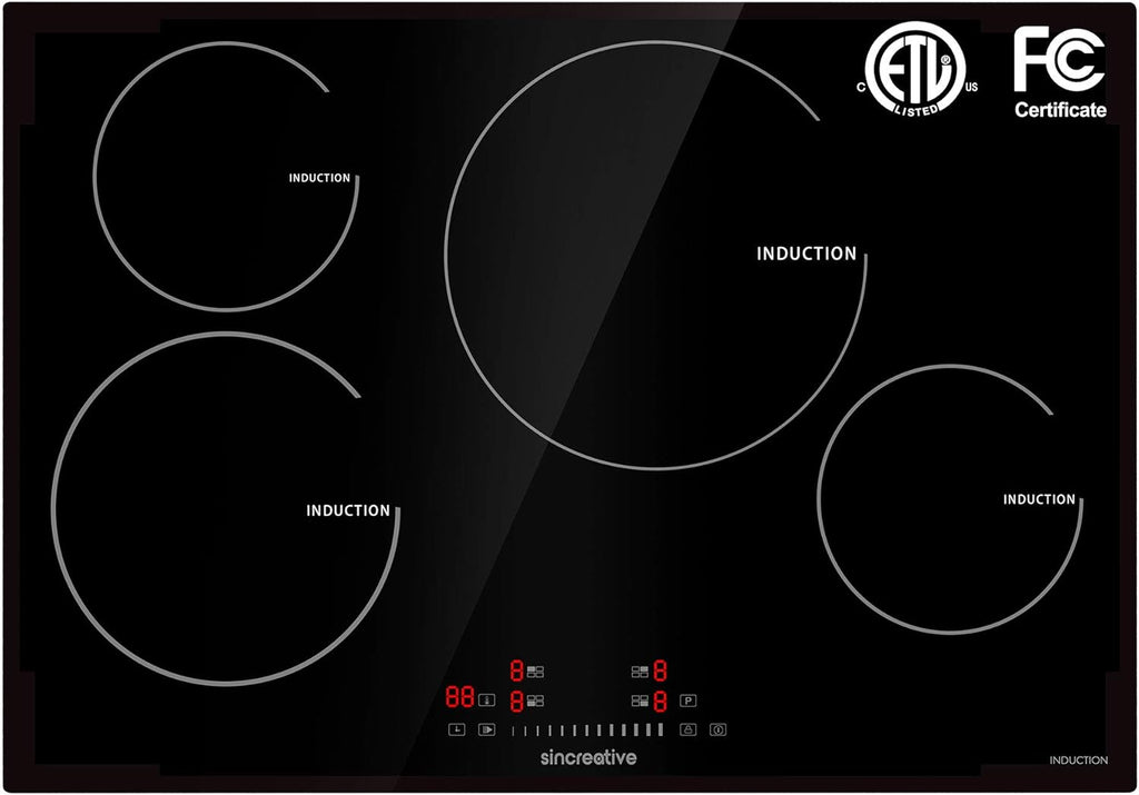 30 Inch 4 Burners Induction Cooktop with Timer W657217