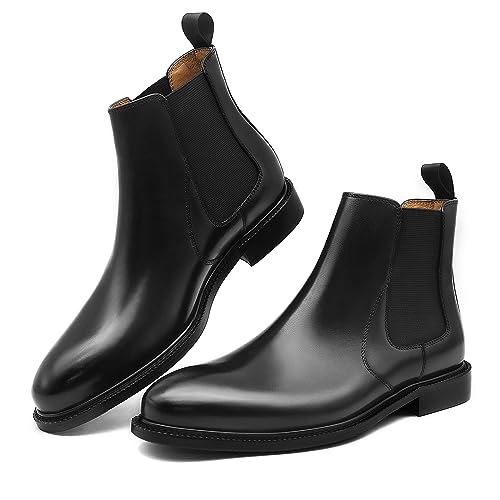 Genuine Leather Chelsea Boots N4776