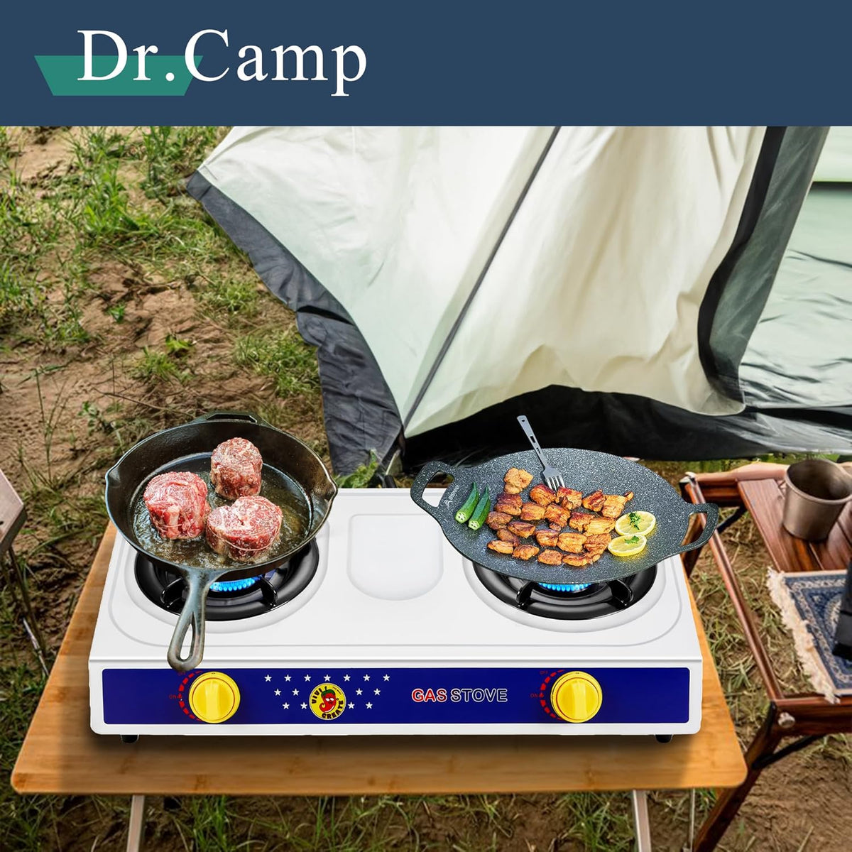 2 Burner Camping Stove T2331