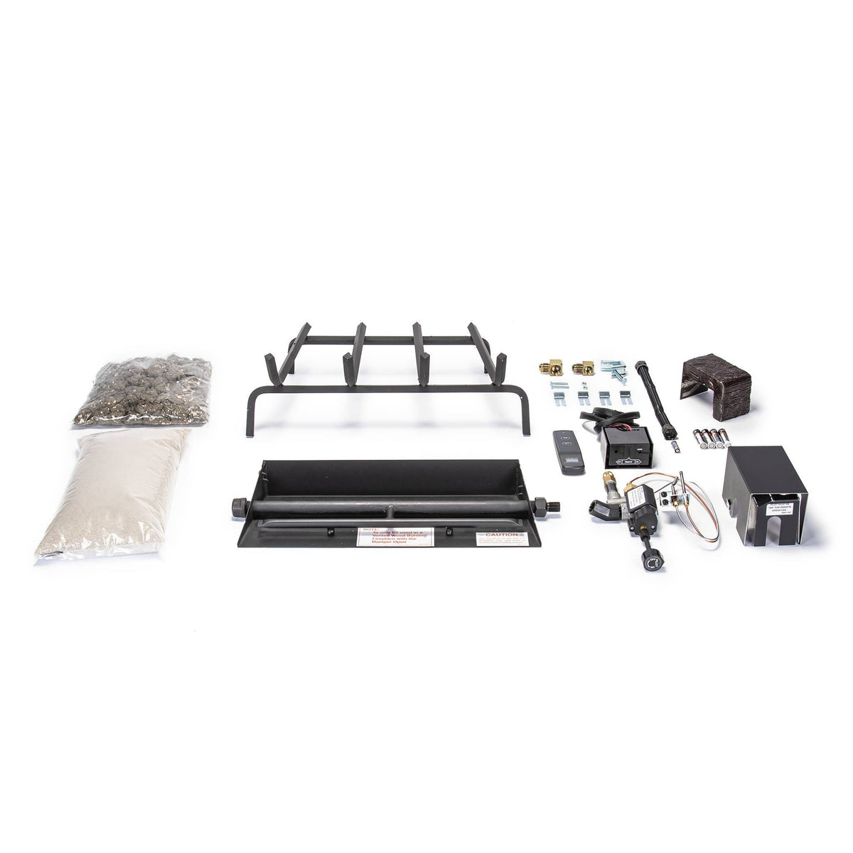 36x22 Propane Fireplace Burner with Manual Safety Valve Z35658