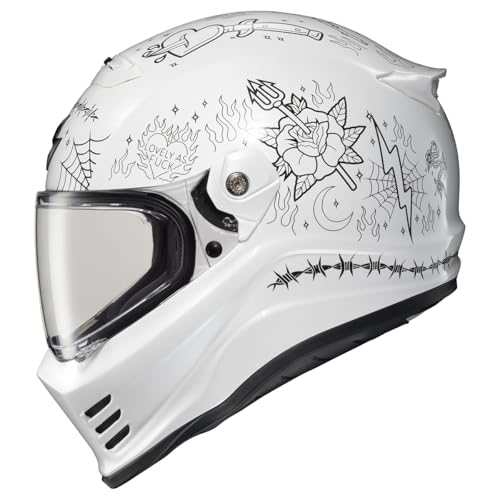 Matte Black Full Face Motorcycle Helmet DOT ECE 22.06 Approved H1078