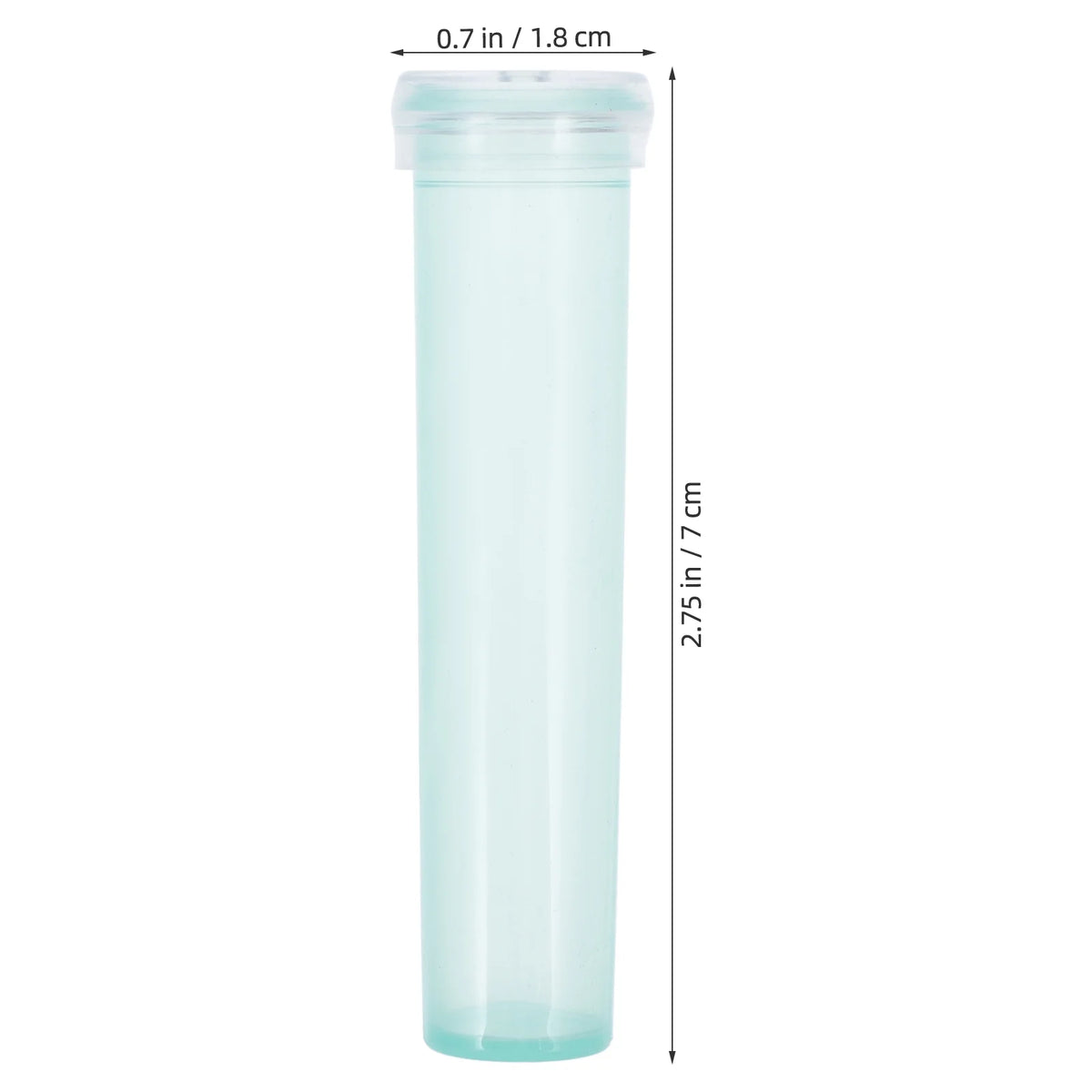 100 Pcs Light Green Plastic Water Tubes for Flowers B58008