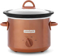 3 Quarts Manual Slow Cooker with Removable Stoneware Bowl I78297