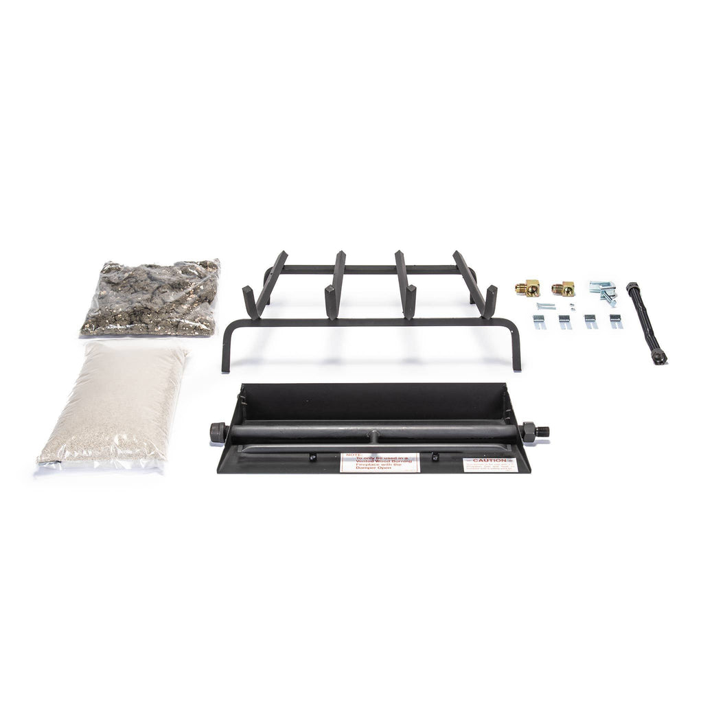 36x22 Propane Fireplace Burner with Manual Safety Valve Z35658