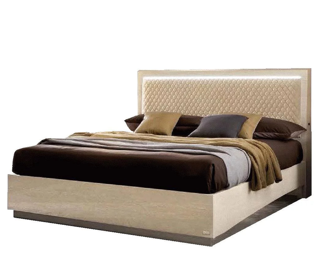 Ivory Queen LED Bed R839