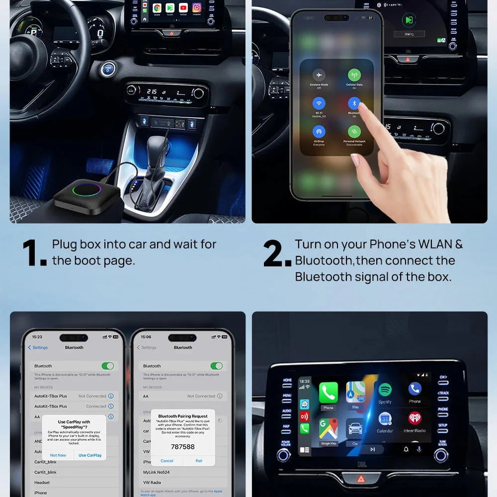 Android 13 Wireless Android Auto & Apple CarPlay Smart Tv Box T13153